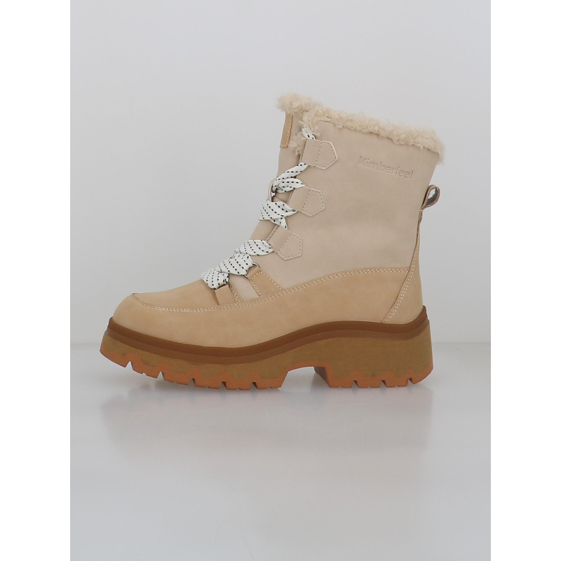 Bottes de neige thelma beige femme - Kimberfeel