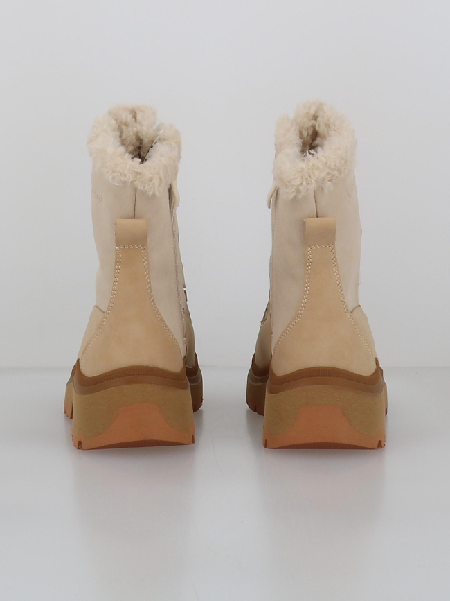 Bottes de neige thelma beige femme - Kimberfeel