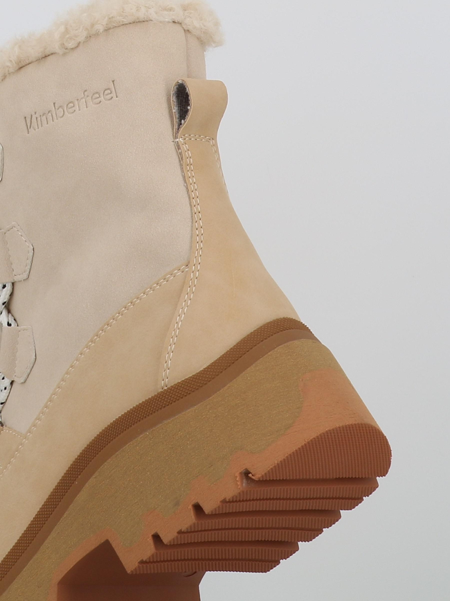 Bottes de neige thelma beige femme - Kimberfeel