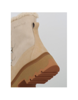 Bottes de neige thelma beige femme - Kimberfeel