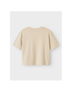 T-shirt à manches courtes nkfjixi stitch kaki fille - Name It