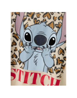 T-shirt à manches courtes nkfjixi stitch kaki fille - Name It