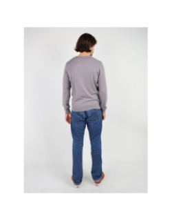 Pull léger à col v revio gris homme - Oxbow