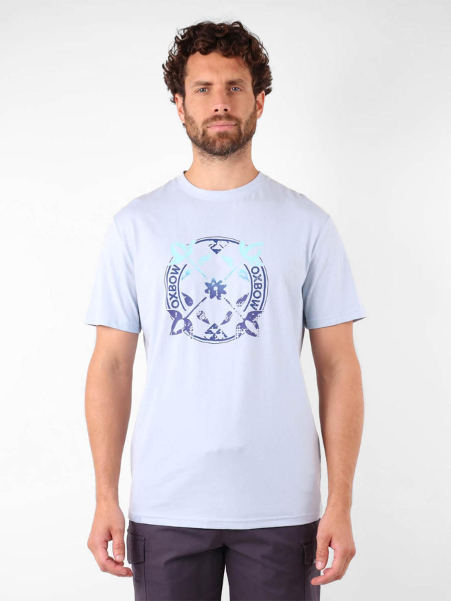 T-shirt à manches courtes unfaded bleu clair homme - Oxbow