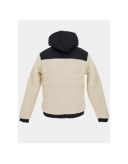 Veste bi-matière sherpa neo team blanc et noir homme - Polo Team