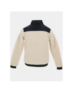 Veste bi matière sherpa neven team blanc et noir homme - Polo Team