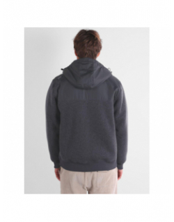 Sweat à capuche chiné passage anthracite homme - Oxbow