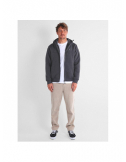 Sweat à capuche chiné passage anthracite homme - Oxbow