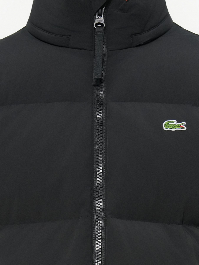 Doudoune à capuche déperlante noir homme - Lacoste