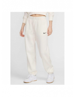 Pantalon jogging oversize nws phoenix fleece écru femme - Nike