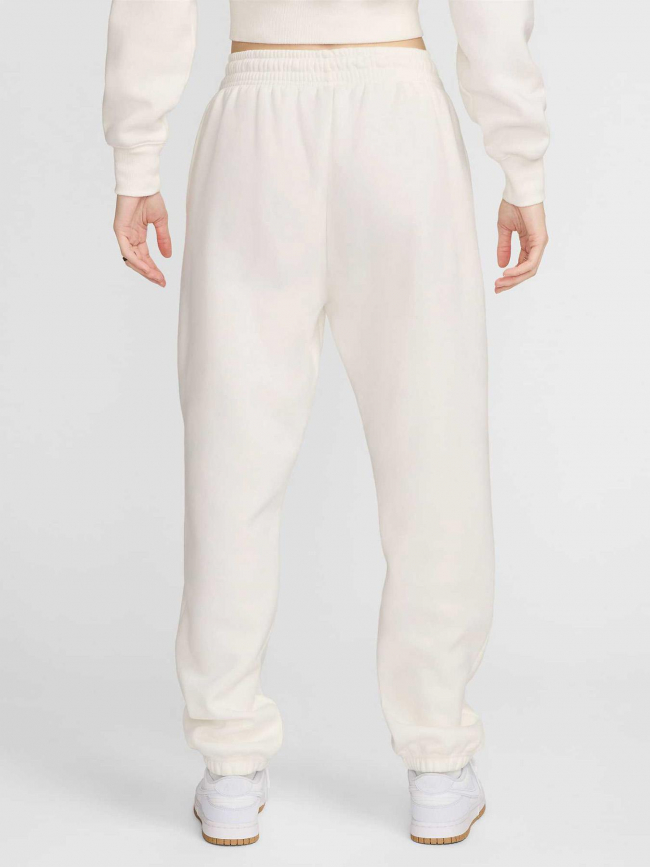 Pantalon jogging oversize nws phoenix fleece écru femme - Nike