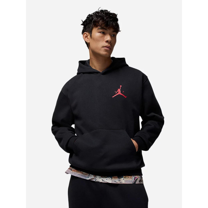 Sweat à capuche jumpman fleece noir homme - Nike