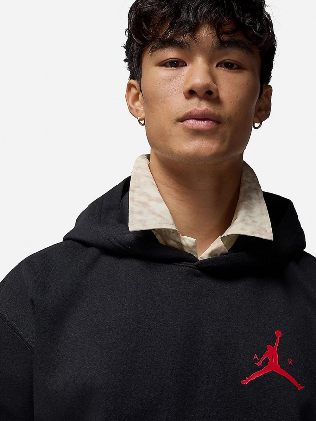 Sweat à capuche jumpman fleece noir homme - Nike