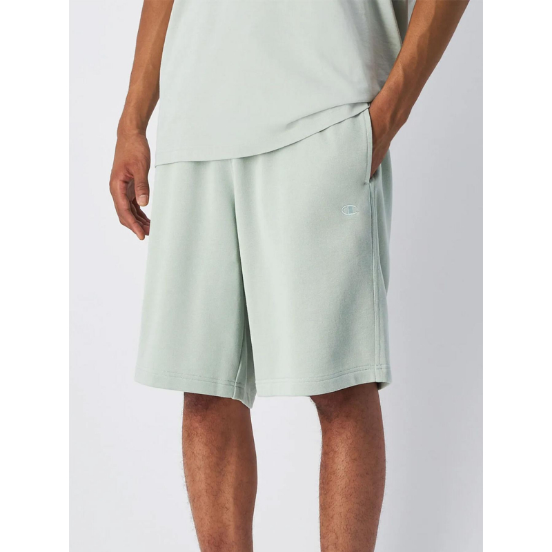 Bermuda molleton vert d'eau homme - Champion