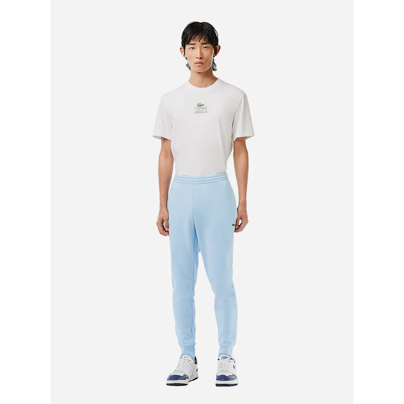 Pantalon jogging trousers fleece bleu homme - Lacoste