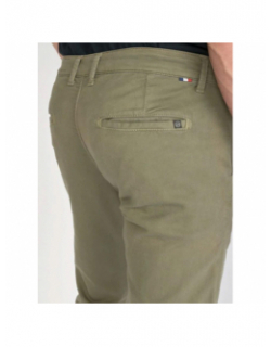 Pantalon chino jogg kurt kaki homme - Le Temps Des Cerises