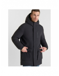 Parka uper noir homme - Le Temps Des Cerises