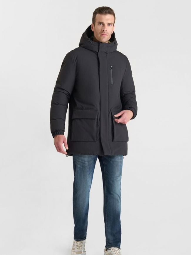 Parka uper noir homme - Le Temps Des Cerises