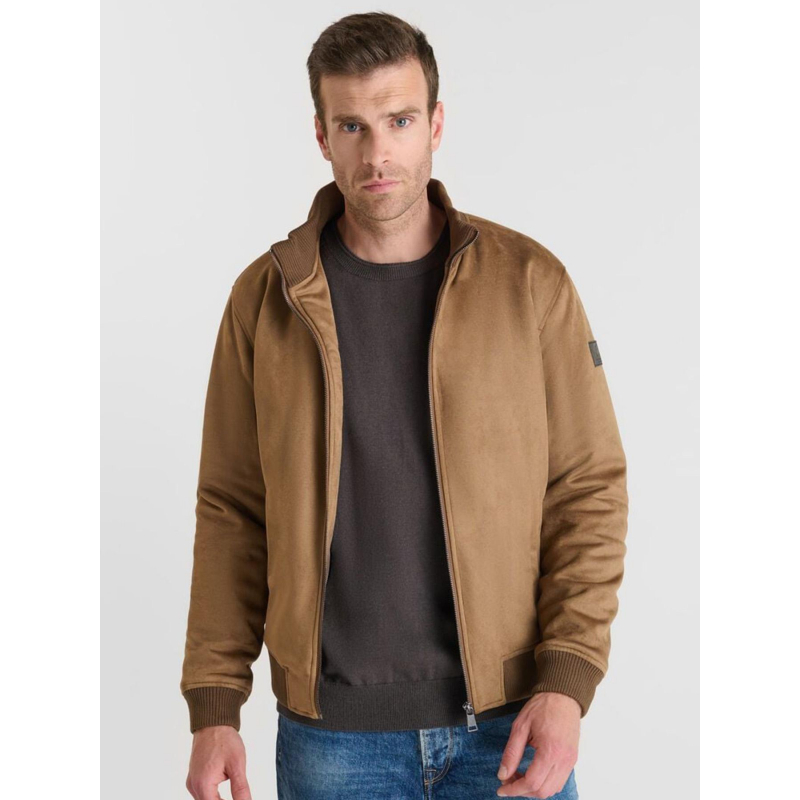 Veste clayton marron homme - Le Temps Des Cerises
