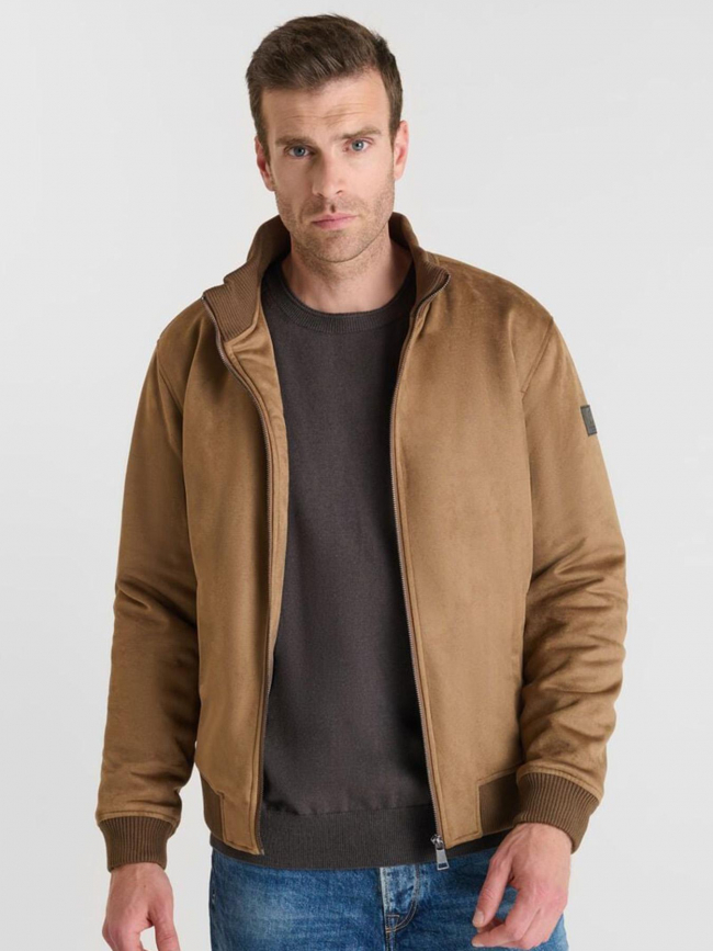 Veste clayton marron homme - Le Temps Des Cerises