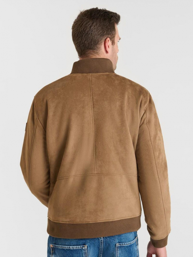 Veste clayton marron homme - Le Temps Des Cerises