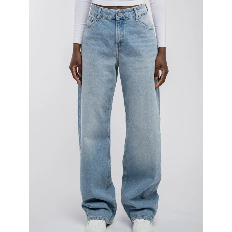 Jean large tomboy bleu femme - Teddy Smith