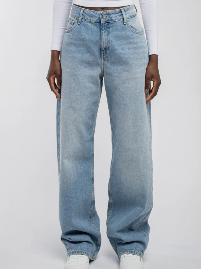 Jean large tomboy bleu femme - Teddy Smith