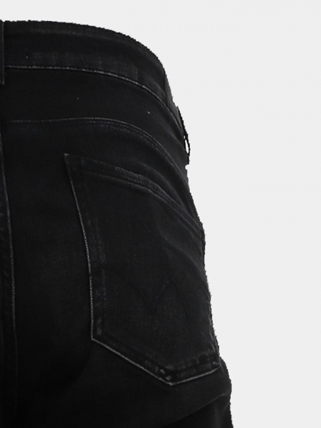 Jean pulp slim 7/8 noir femme - Le Temps Des Cerises