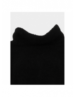 Pull col roulé en laine roy noir femme - Le Temps Des Cerises