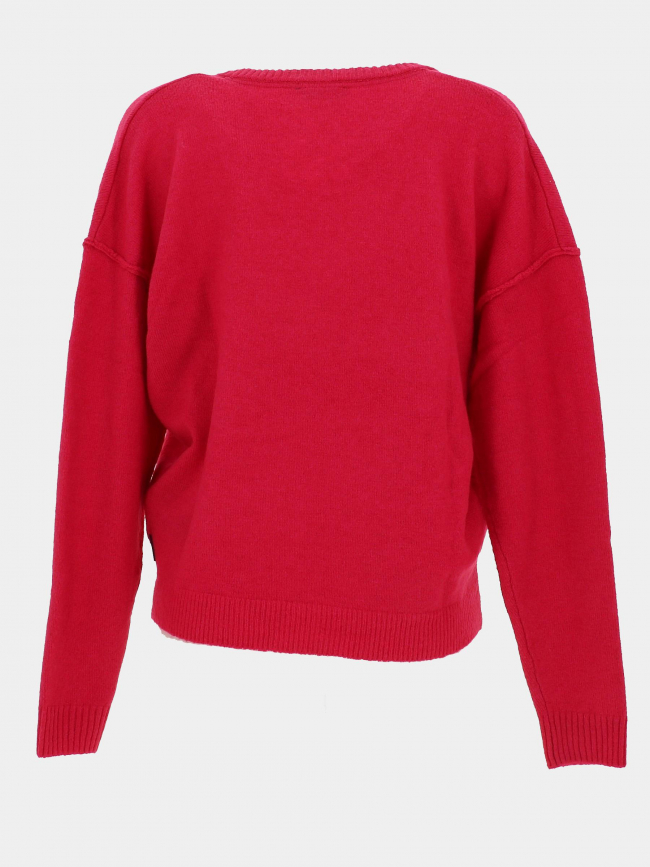 Pull col v winona rose femme - Le Temps Des Cerises
