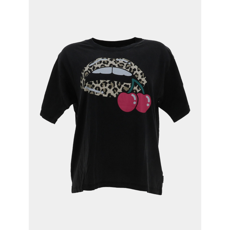 T-shirt kani noir femme - Le Temps Des Cerises