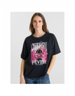 T-shirt rosalia noir femme - Le Temps Des Cerises