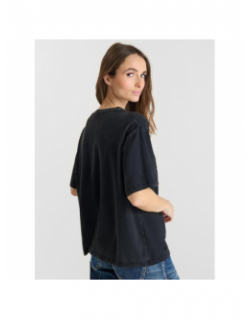 T-shirt rosalia noir femme - Le Temps Des Cerises