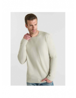Pull nardi beige homme - Le Temps Des Cerises
