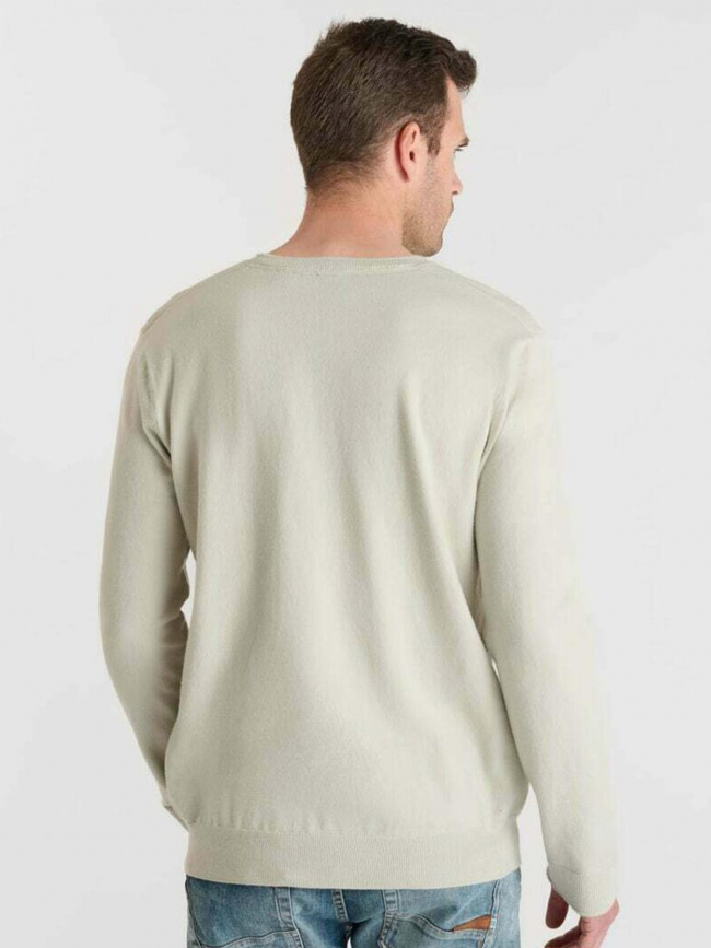 Pull nardi beige homme - Le Temps Des Cerises
