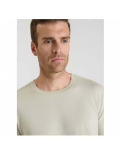 Pull nardi beige homme - Le Temps Des Cerises