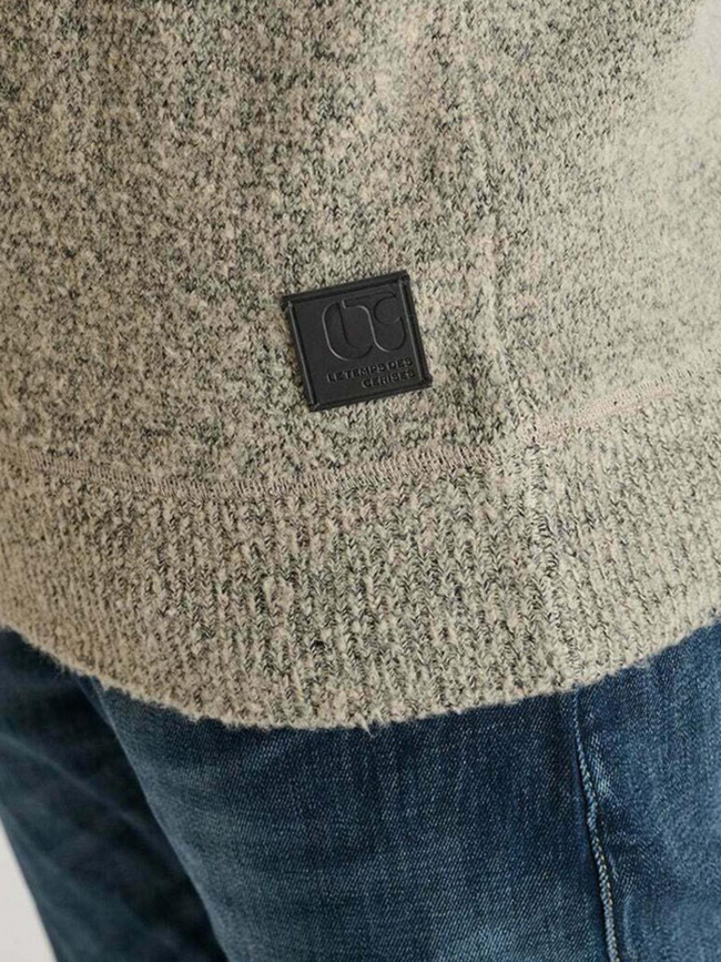 Pull nitor beige homme - Le Temps Des Cerises