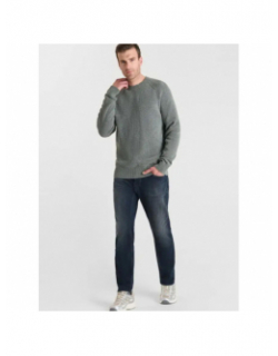 Pull en maille balar vert homme - Le Temps Des Cerises