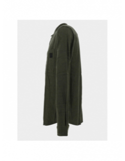 Chemise en coton debin kaki homme - Le Temps Des Cerises