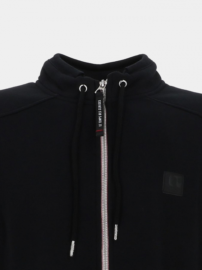 Sweat zippé olago noir homme - Le Temps Des Cerises