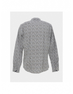 Chemise imprimée lemon blanc homme - Benson & Cherry