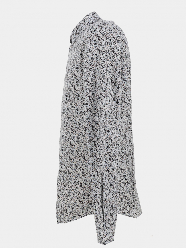 Chemise imprimée lemon blanc homme - Benson & Cherry