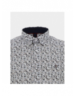 Chemise imprimée lemon blanc homme - Benson & Cherry