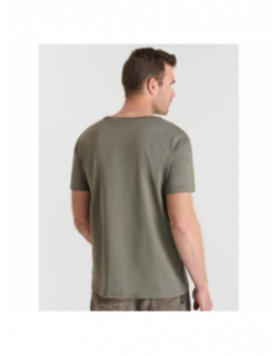 T-shirt à manches courtes naia kaki homme - Le Temps Des Cerises