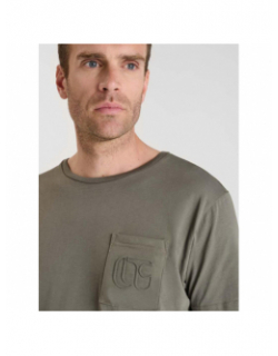 T-shirt à manches courtes naia kaki homme - Le Temps Des Cerises