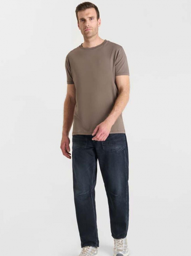 T-shirt uni obrown cord gris homme - Le Temps Des Cerises