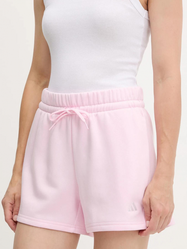 Short jogging logo rose femme - Adidas