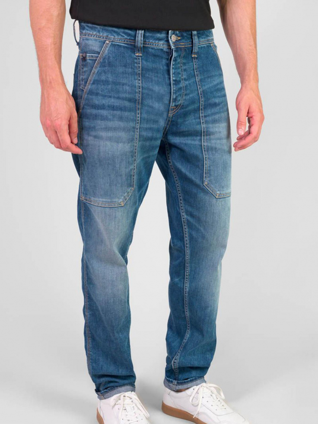 Jean lose work bleu homme - Le Temps Des Cerises