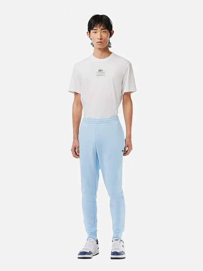 Pantalon jogging trousers fleece bleu homme - Lacoste
