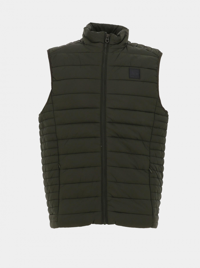 Doudoune sans manches ocroz kaki homme - Le Temps Des Cerises